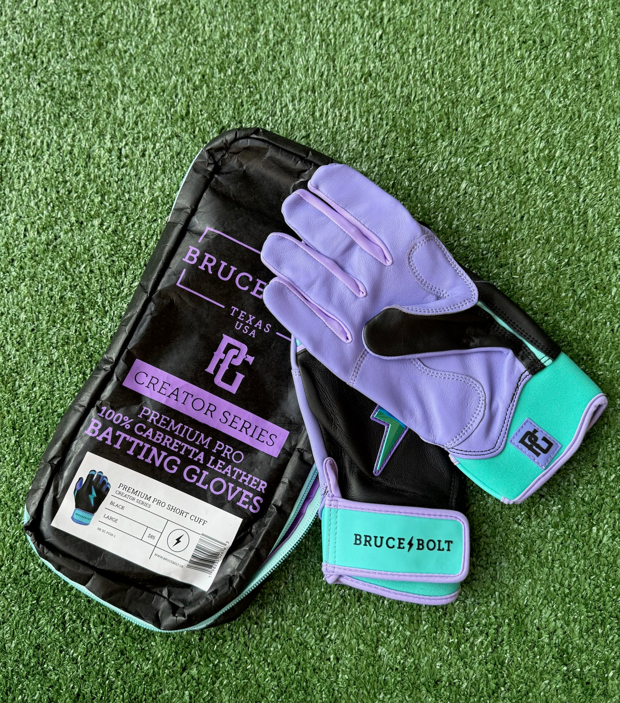 Bruce Bolt Creator Series Perfect Game Short Cuff Batting Gloves