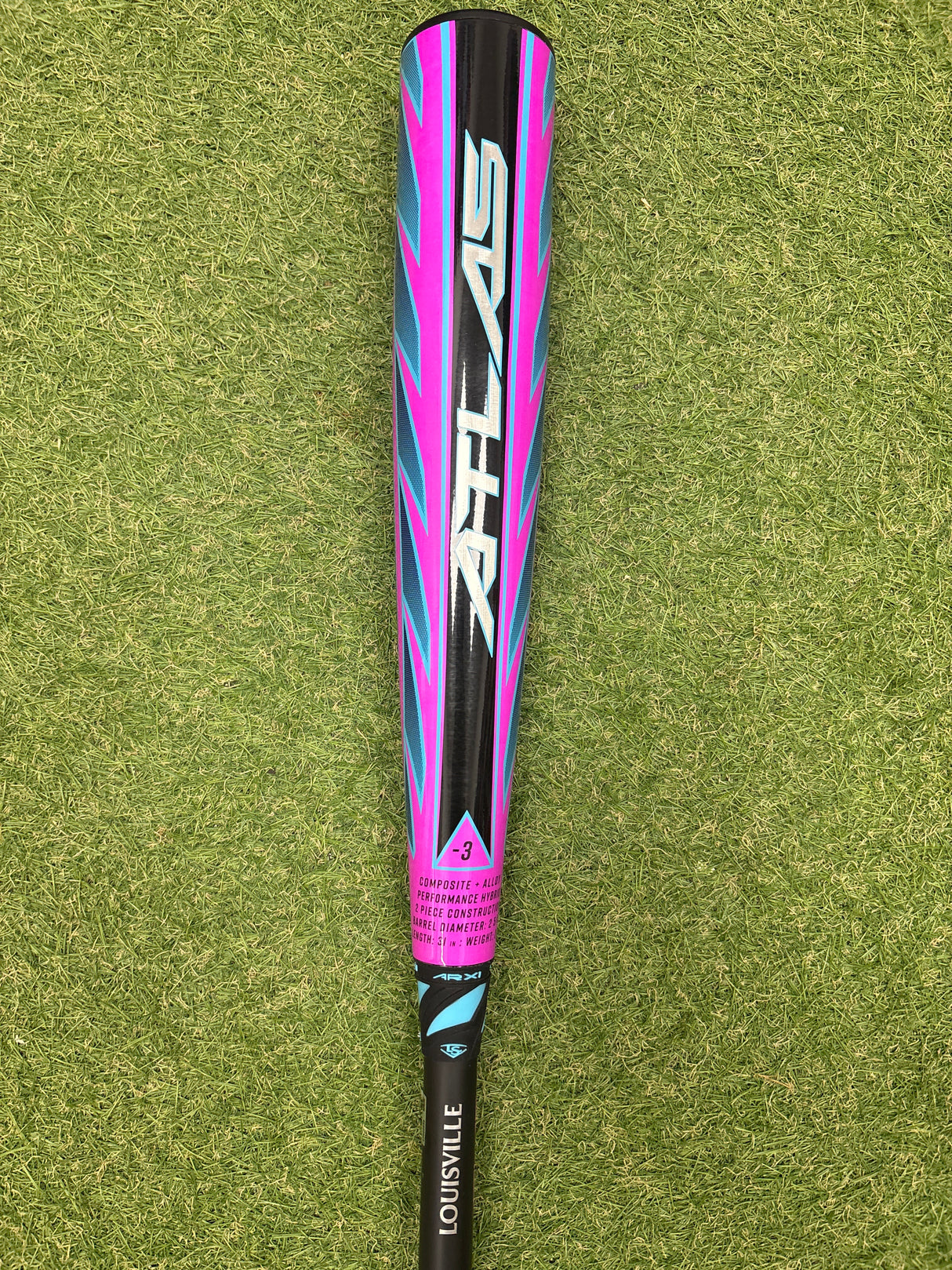 Used 2026 Louisville Slugger Atlas Hybrid 31/28 BBCOR Certified Drop 3