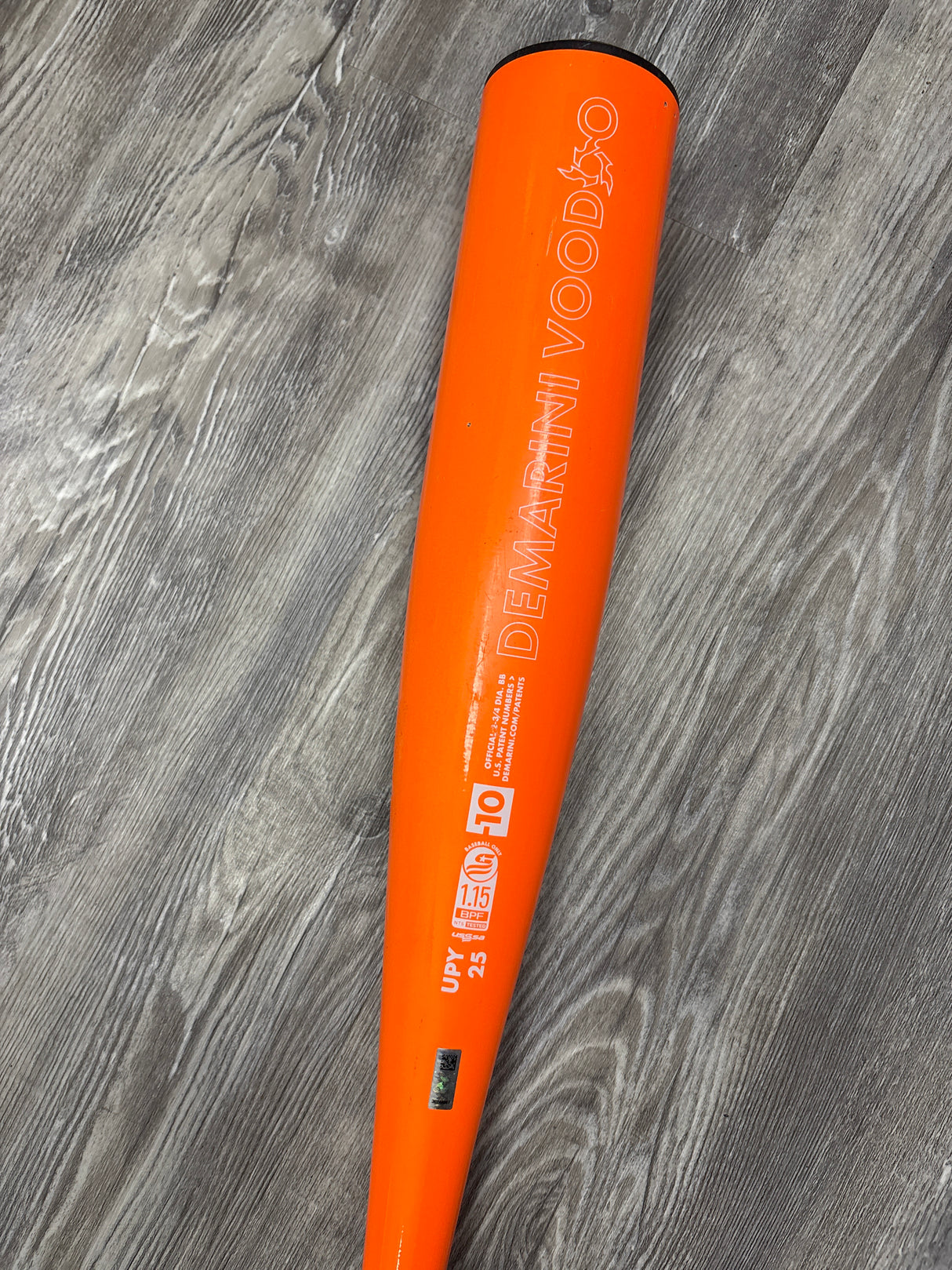 Used 2025 DeMarini Voodoo One JBB 27/17 USSSA Certified Drop 10