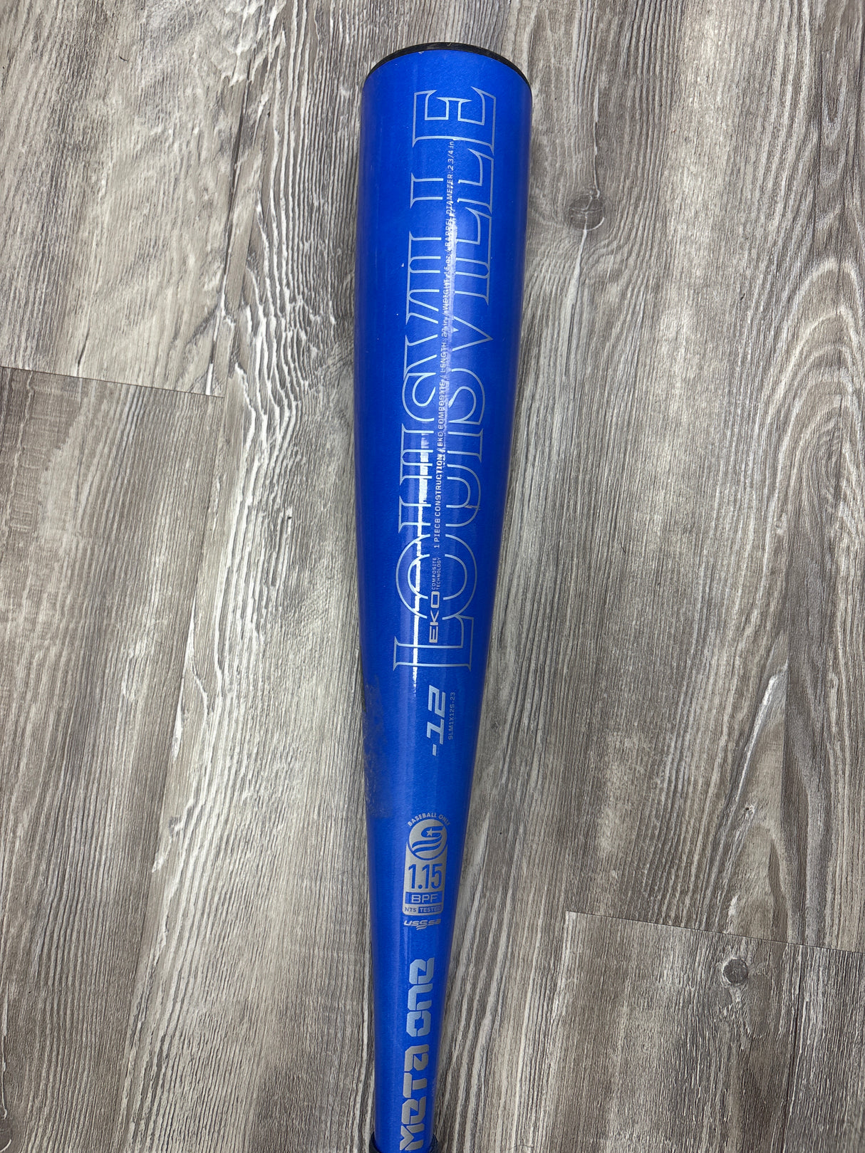 Used 2023 Louisville Slugger Meta One 27/15 USSSA Certified Drop 12