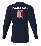 Carter Braves Champro Fan Long Sleeve Tee Shirt