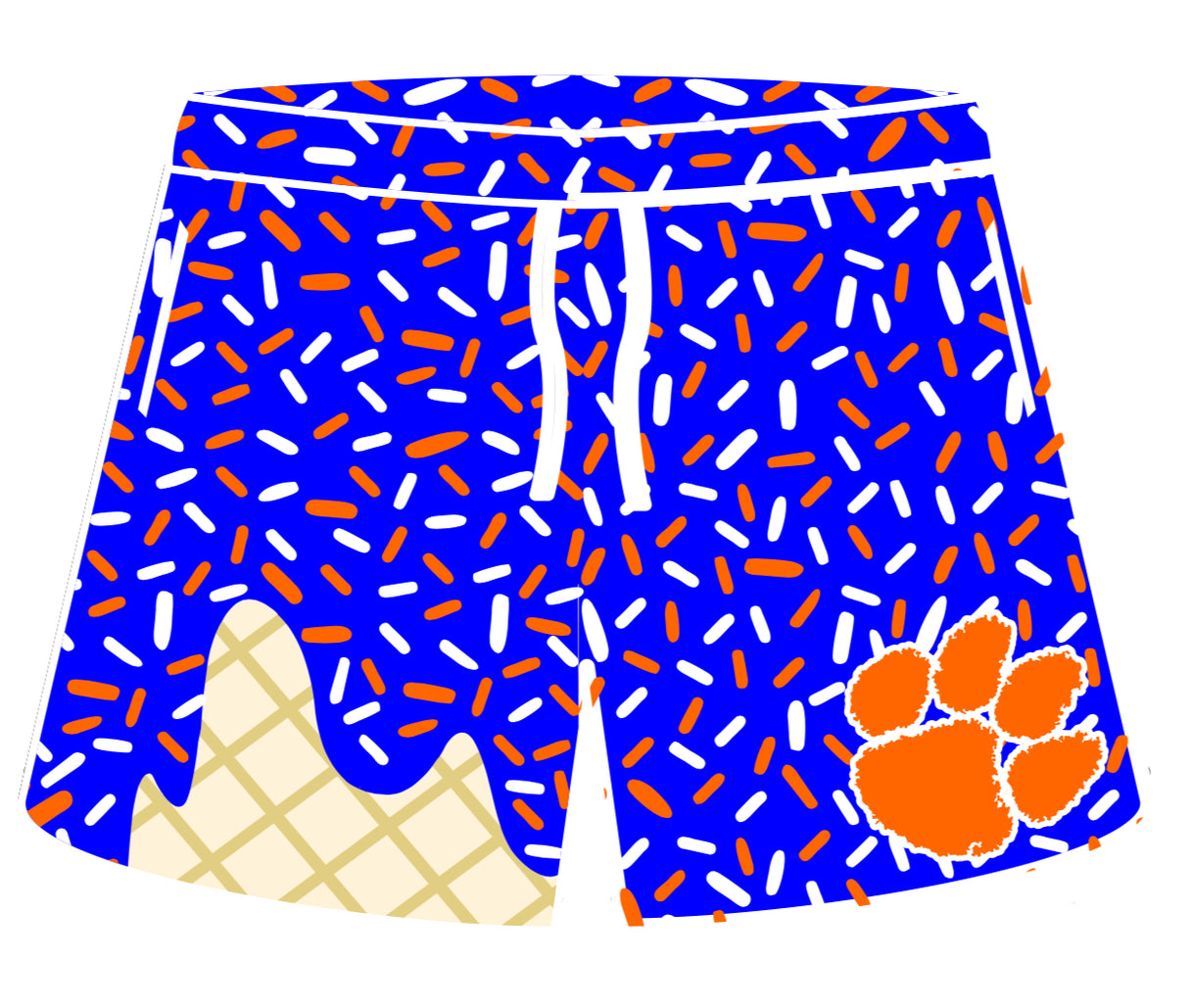 Campbell County Middle School Drip Shorts