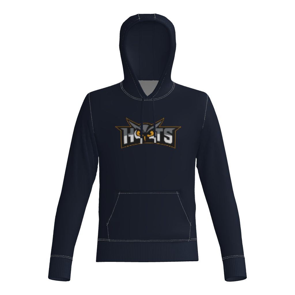 Hoots 60/40 Cotton Blend DTF Fleece Hoodie W/ Number