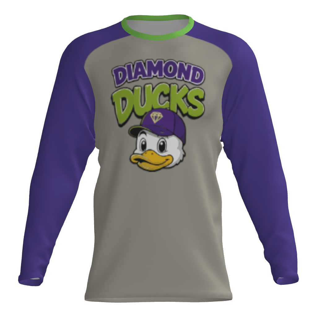 Diamond Ducks Long Sleeve Dri-Gear Sublimated T-Shirt