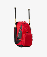 New EvoShield Recruit Backpack with Dugout Cubby - Scarlet