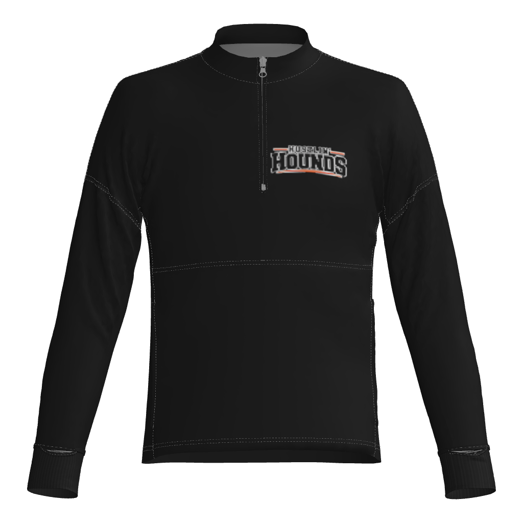 Hustlin' Hounds Fleece 1/4 Zip Crew Neck Jacket