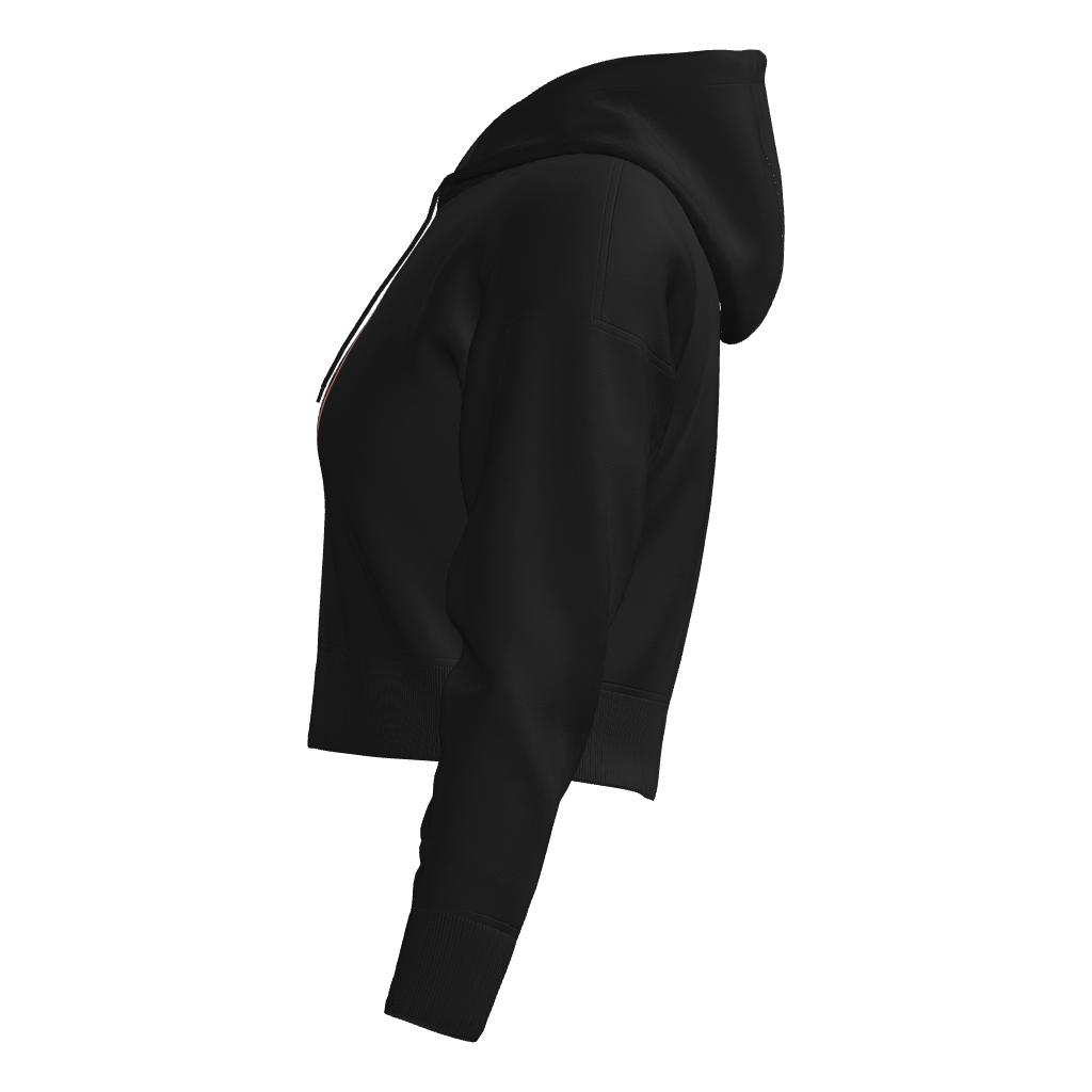 Hustlin' Hounds Women's Fleece Crop Hoodie