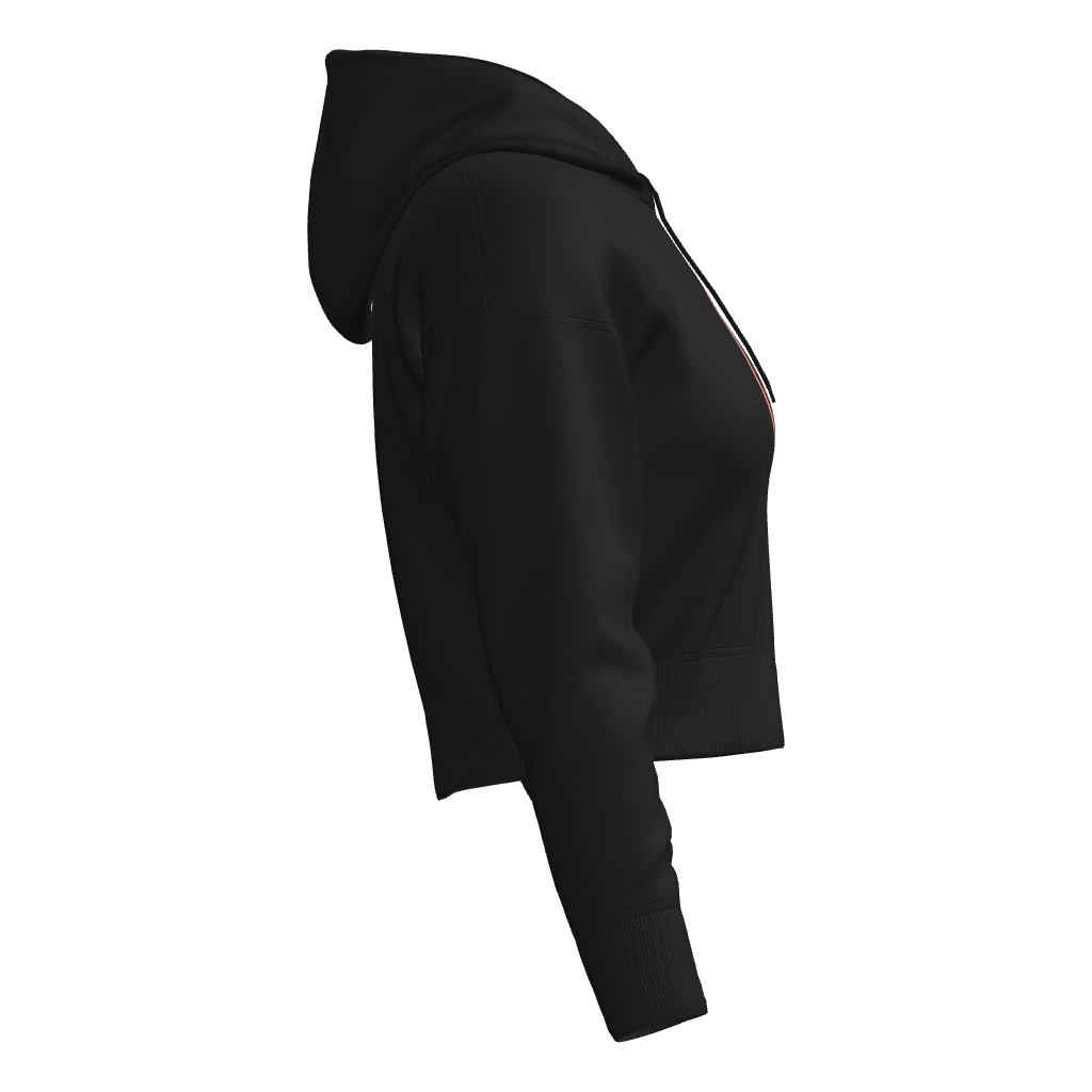 Hustlin' Hounds Women's Fleece Crop Hoodie