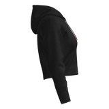 Hustlin' Hounds Women's Fleece Crop Hoodie