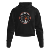 Hustlin' Hounds Women's Fleece Crop Hoodie