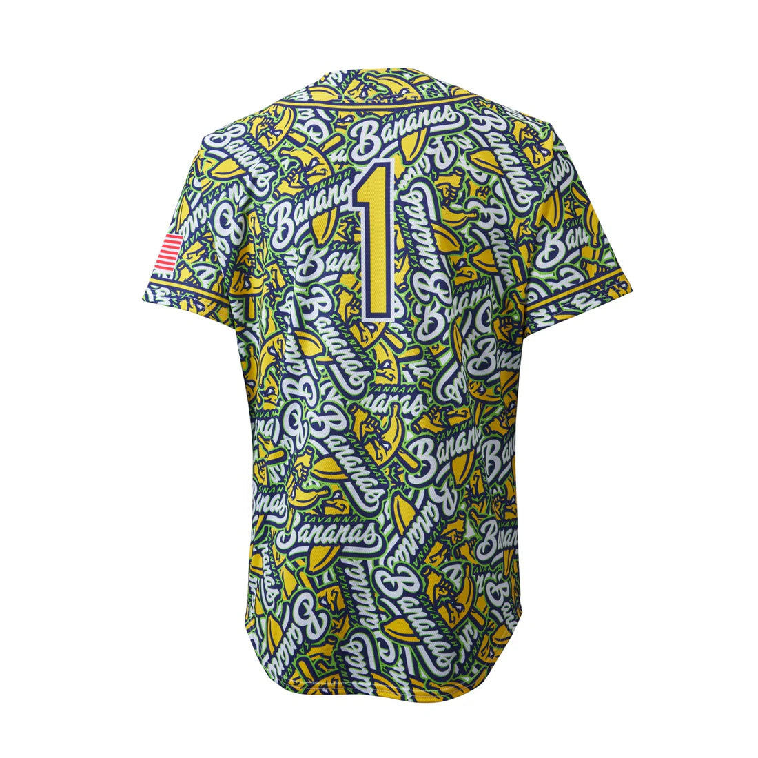 New EvoShield Savannah Bananas Jersey - Banana Print