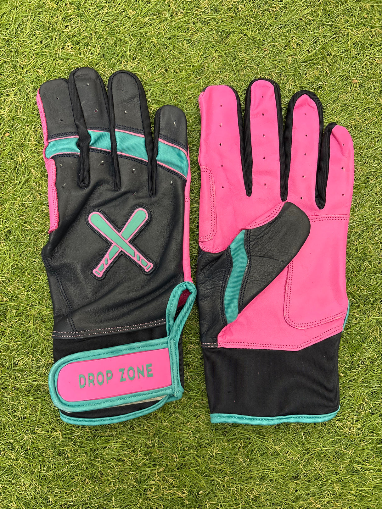 Drop Zone Original Series Short Cuff Batting Gloves - Eclipse