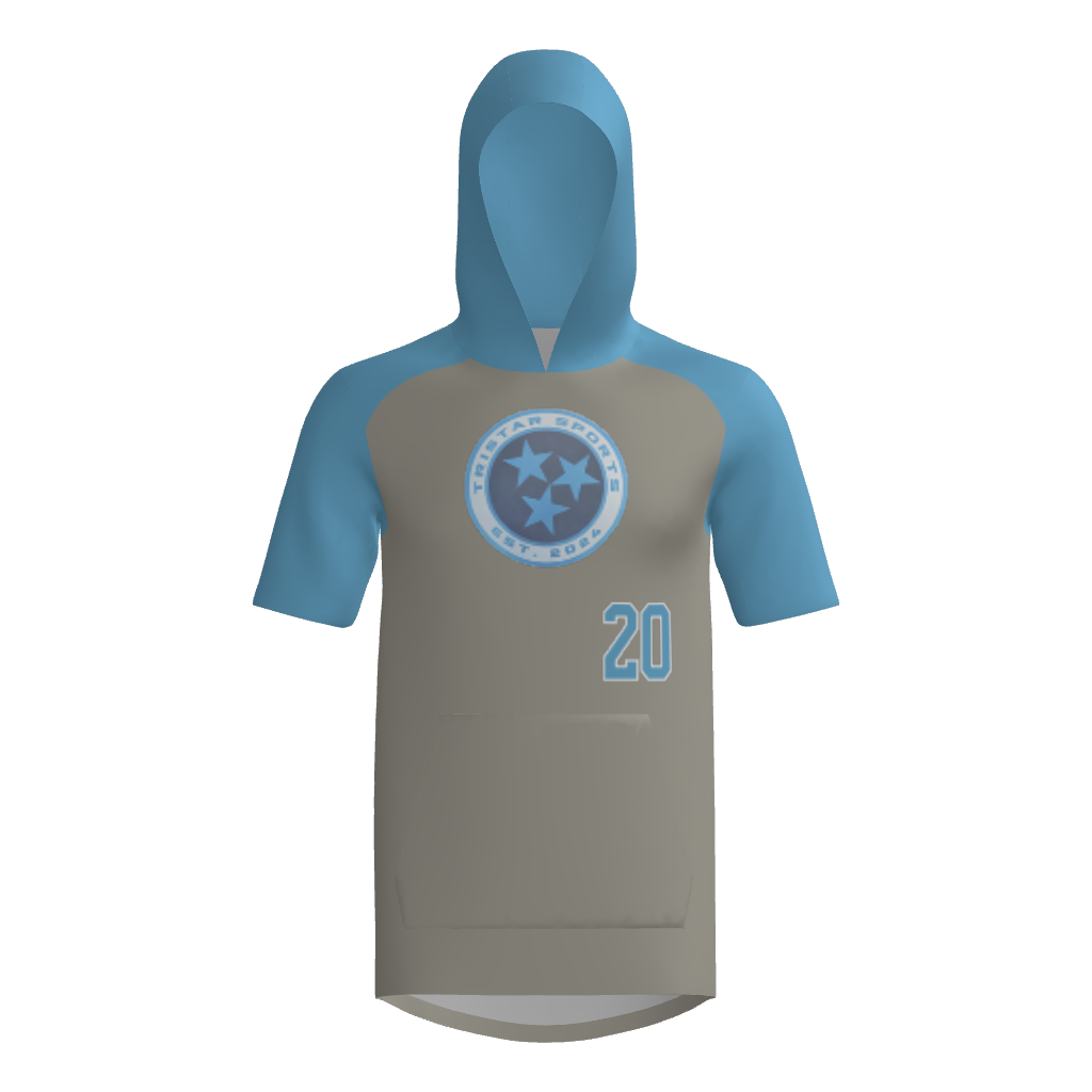 Tristar Logo Short Sleeve Sublimated Player Hoodie