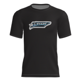 The Stars Short Sleeve Dri-Gear Sublimated Player Tee Shirt - Black