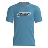 The Stars Short Sleeve Dri-Gear Sublimated Player Tee Shirt - Blue