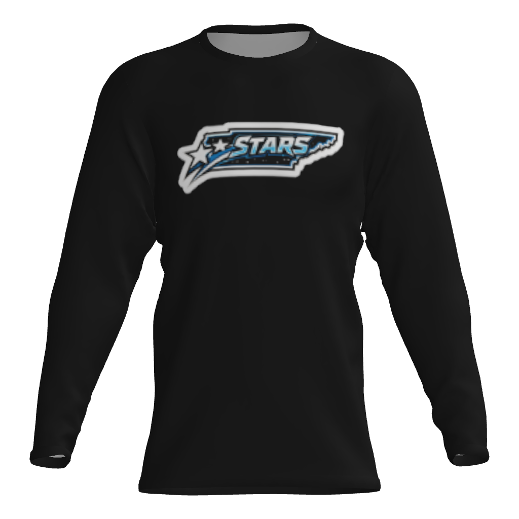 The Stars Player Long Sleeve Dri-Gear Sublimated Tee Shirt