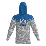 Kinetic Athletix Sublimated Fleece Player Hoodie - Blue/Camo