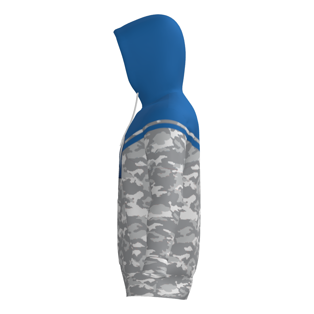 Kinetic Athletix Sublimated Fleece Player Hoodie - Blue/Camo