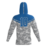 Kinetic Athletix Sublimated Fleece Player Hoodie - Blue/Camo