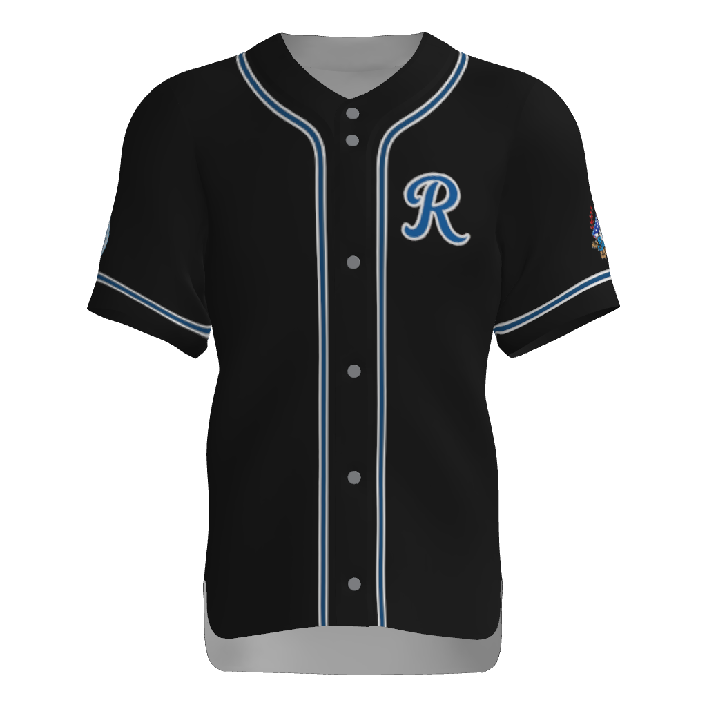 Tristar Royals Full Button Short Sleeve Game Jersey