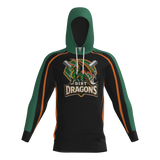 Dirt Dragons Sublimated Fleece Player Hoodie - Forest Green/Black