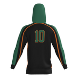 Dirt Dragons Sublimated Fleece Player Hoodie - Forest Green/Black