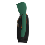 Dirt Dragons Sublimated Fleece Player Hoodie - Forest Green/Black