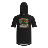 Dirt Dragons Short Sleeve Sublimated Player Hoodie - Black