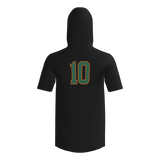 Dirt Dragons Short Sleeve Sublimated Player Hoodie - Black