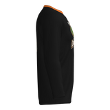 Dirt Dragons Player Long Sleeve Dri-Gear Sublimated Tee Shirt - Black