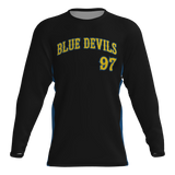 Blue Devils Player Long Sleeve Dri-Gear Sublimated Tee Shirt