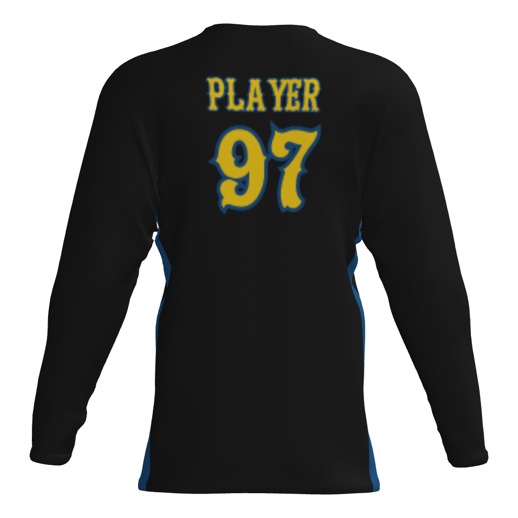 Blue Devils Player Long Sleeve Dri-Gear Sublimated Tee Shirt
