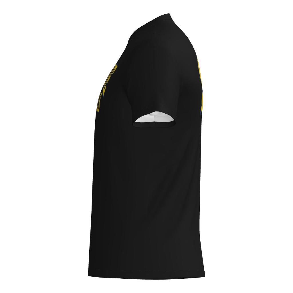 Blue Devils Short Sleeve 60% Cotton/40% Polyester DTF Fan Tee Shirt - Black