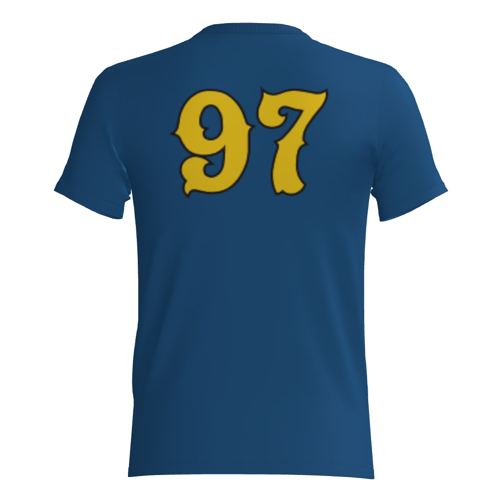 Blue Devils Short Sleeve 60% Cotton/40% Polyester DTF Fan Tee Shirt - Blue