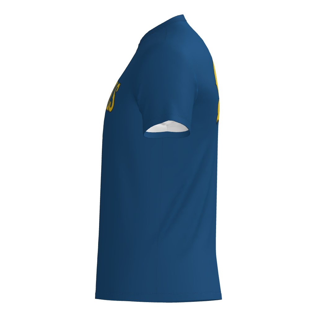 Blue Devils Short Sleeve 60% Cotton/40% Polyester DTF Fan Tee Shirt - Blue