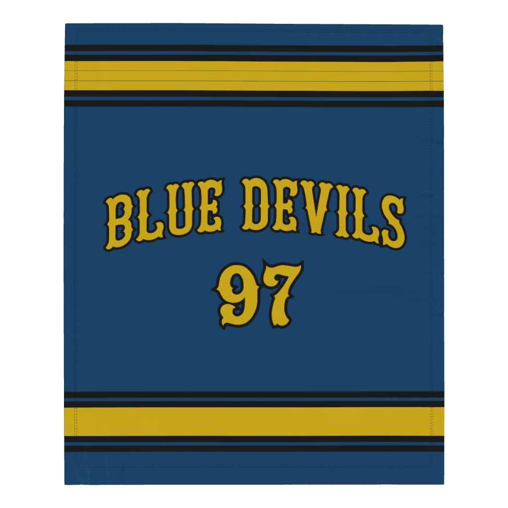 Blue Devils Microfleece Blanket - 50" W X 60" L)
