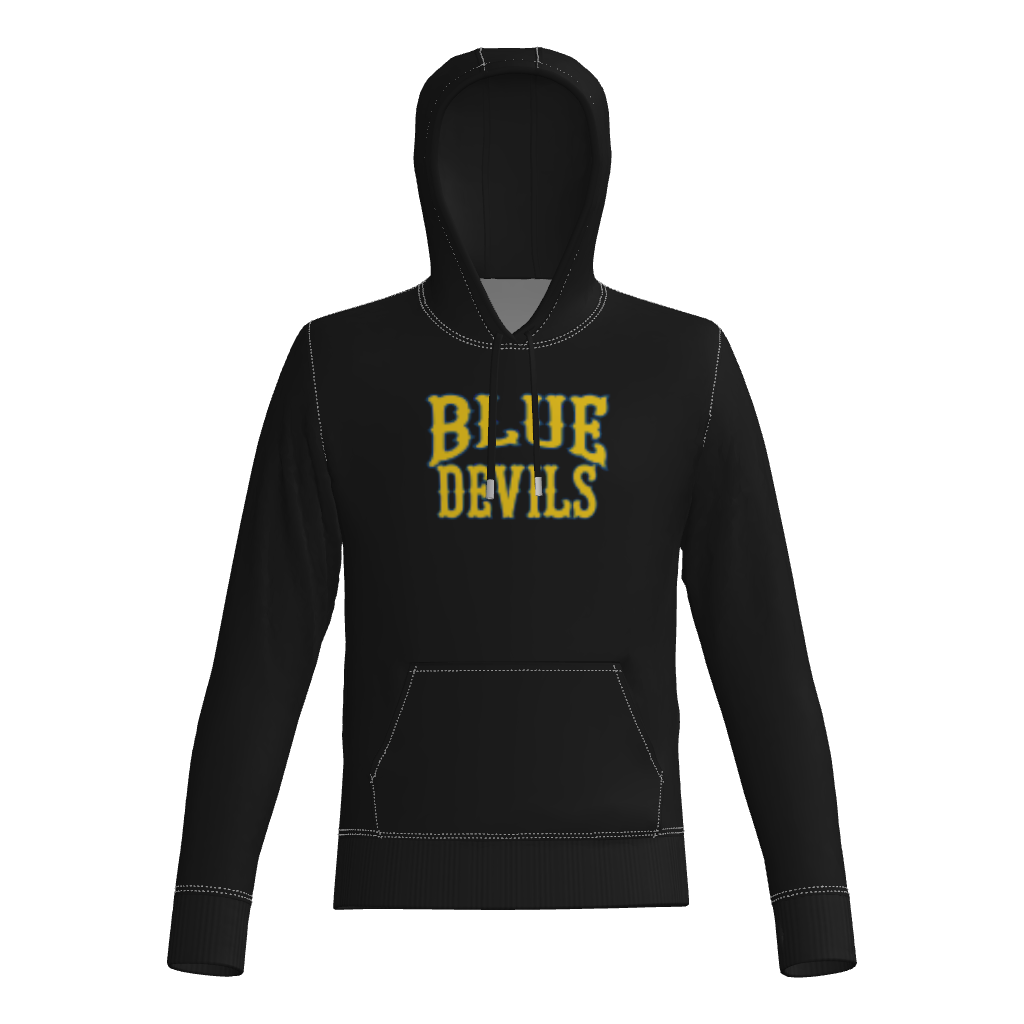 Blue Devils Cotton Blend DTF Fleece Hoodie