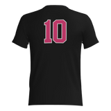 Diamond Aces Cotton Blend Crew Neck Player Tee Shirt - Black