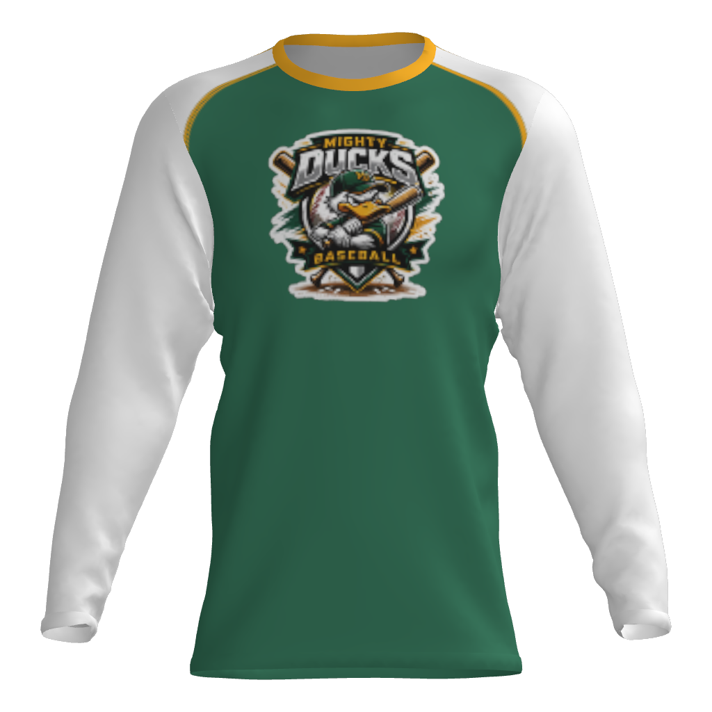 Bower Ducks Player Long Sleeve Dri-Gear Sublimated Tee Shirt