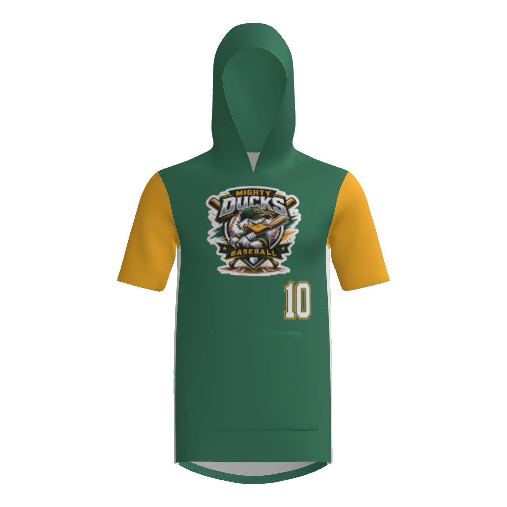 Bower Ducks Short Sleeve Sublimated Player Hoodie