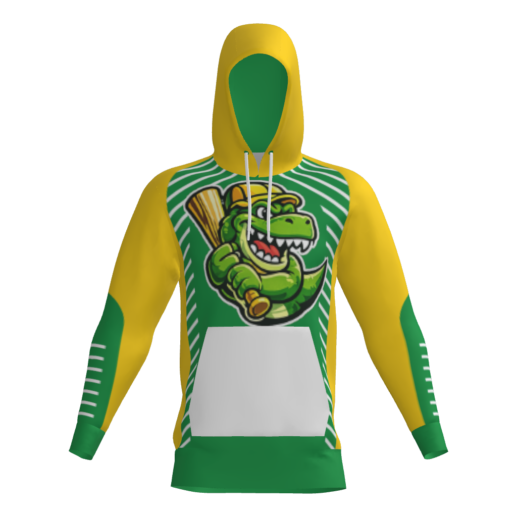 Dugout Dino's Sublimated Fleece Player Hoodie