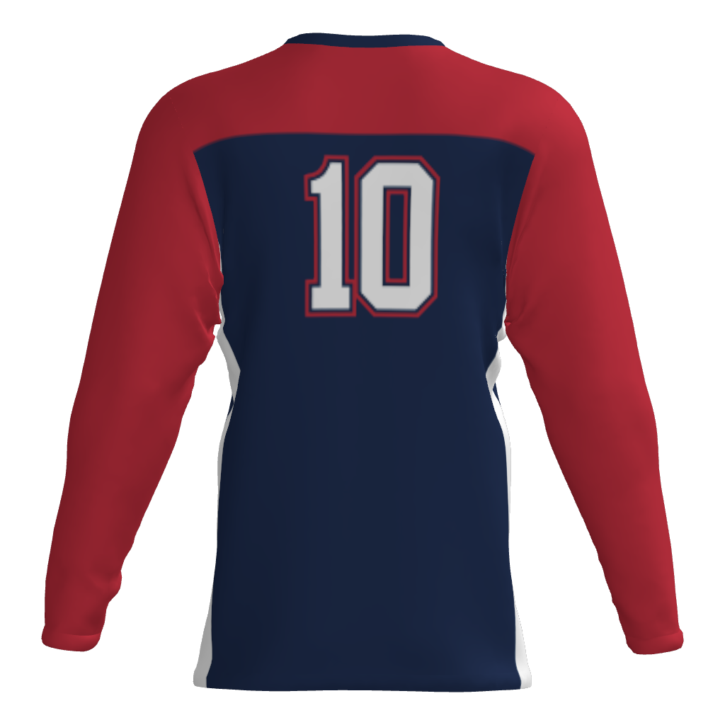 Carter Braves Player Long Sleeve Dri-Gear Sublimated Tee Shirt