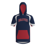 Carter Braves Short Sleeve Sublimated Player Hoodie