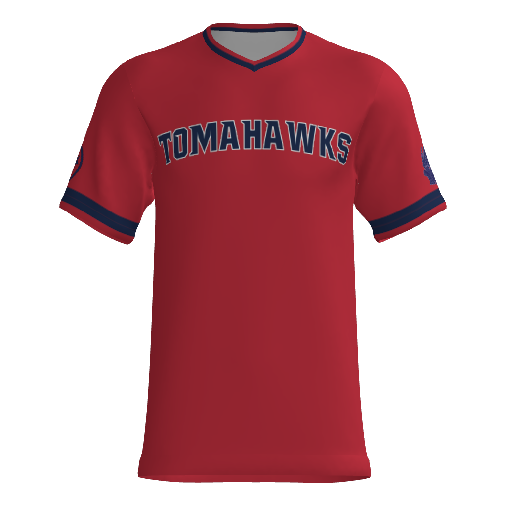 Tomahawks V-Neck Game Jersey