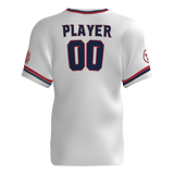 Tomahawks Full Button Short Sleeve Game Jersey