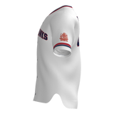 Tomahawks Full Button Short Sleeve Game Jersey