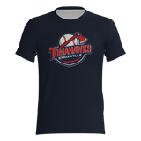 Tomahawks Short Sleeve Cotton Blend DTF Fan Tee Shirt - Navy