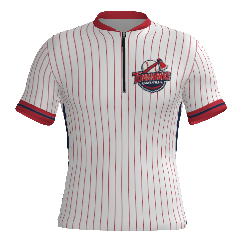 Tomahawks Short Sleeve Cage Jacket - Pinstripe