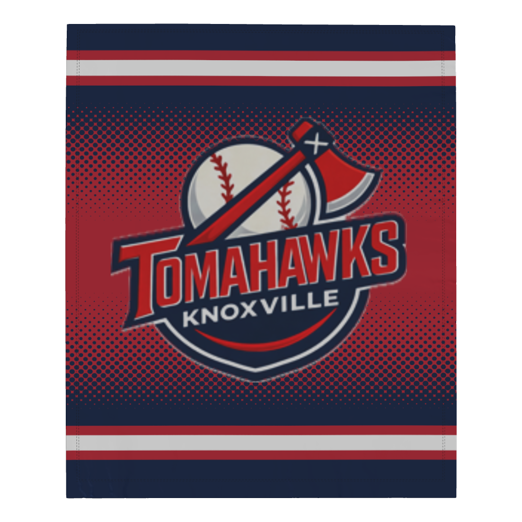 Tomahawks Microfleece Blanket - 50" W X 60" L