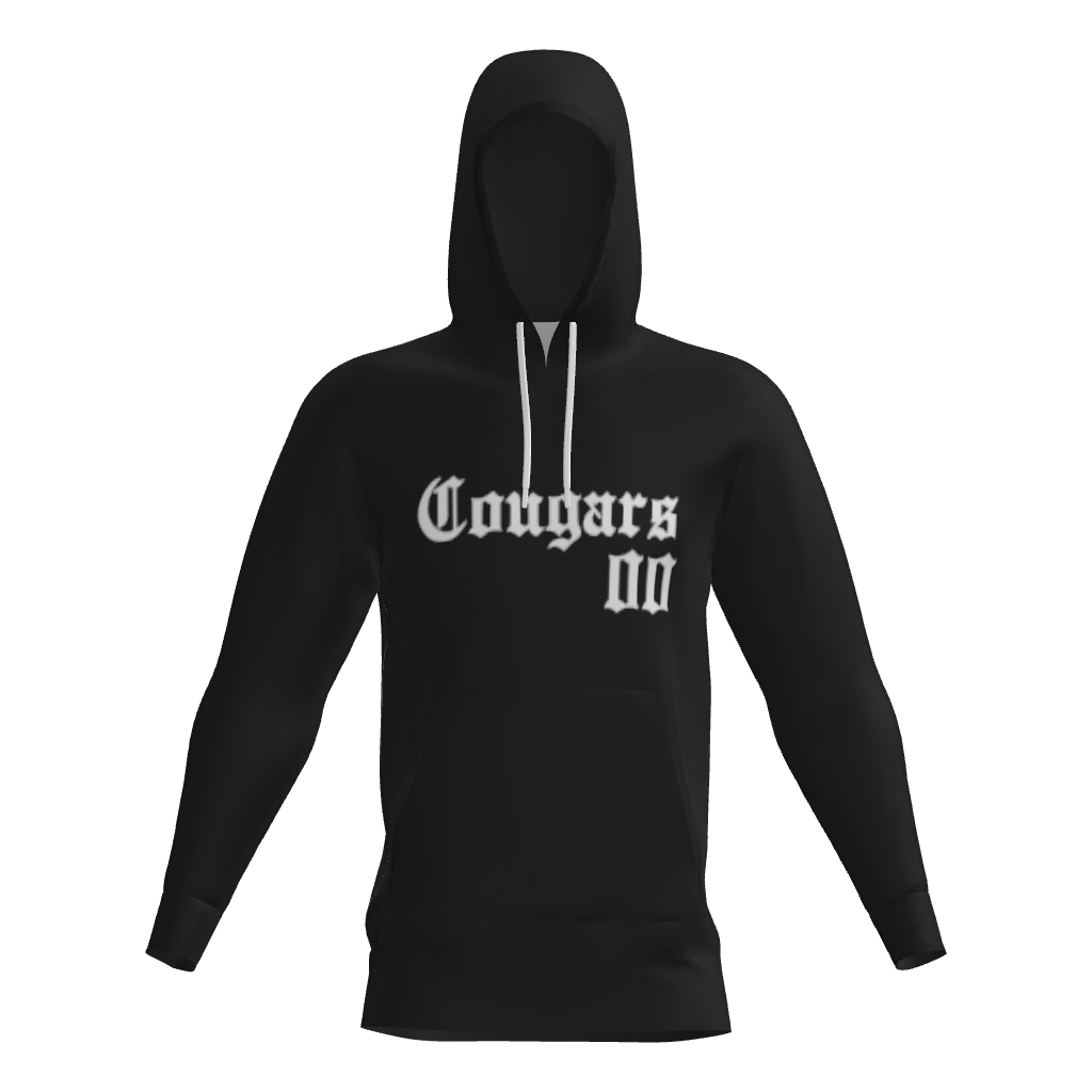 Campbell County Middle School Champro Victory 100% Polyester Fleece Player Hoodie - Black